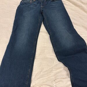 Levi's Dark Blue Straight Leg Women's Jeans
